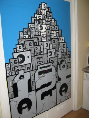 indoor mural for house 1